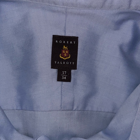 Robert Talbott Size 17 Cotton Button Down Dress Shirt - Picture 10 of 10